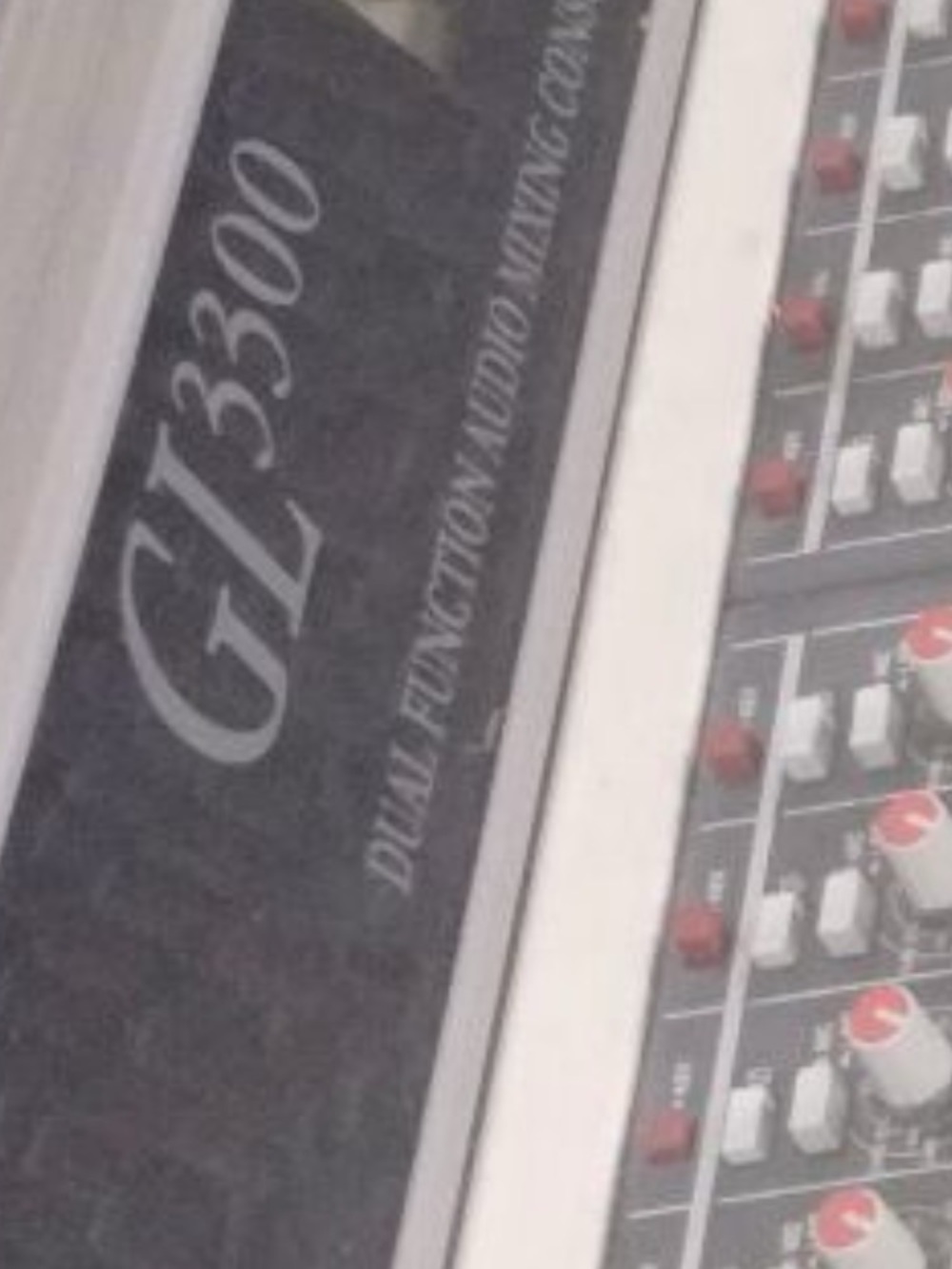 Dual Function Audio Mixing Console - White and Black